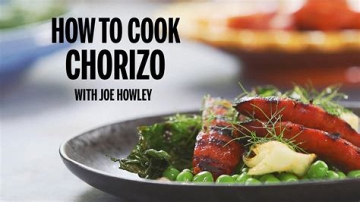 How do you cook chorizo on its own?