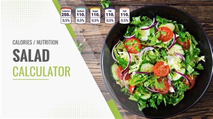 How many calories are in a bowl of salad?