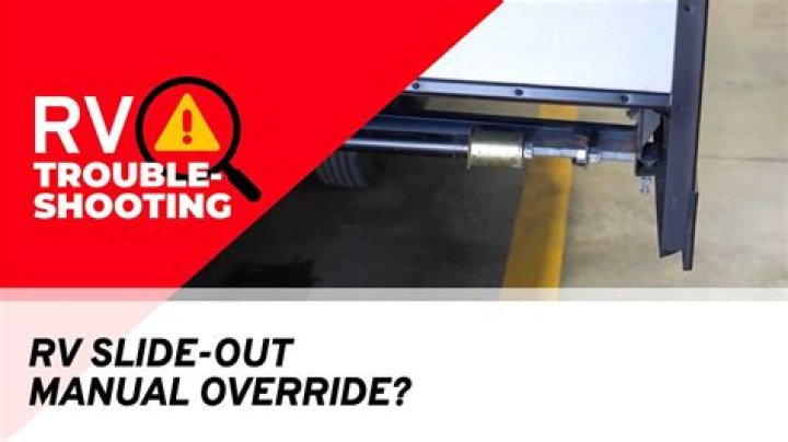 How to troubleshoot an RV slide out system?