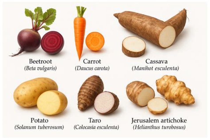 Which is an example of a tuber plant?
